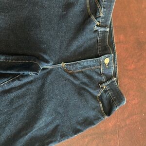 Chico's Blue Denim Jeans with Stitching